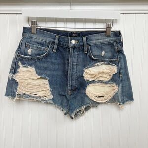 AGOLDE Denim Parker Distressed Cut Off Jean Shorts Women’s Size 25